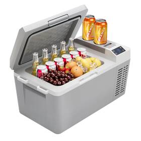 Idealhouse Kcg5sgwhlarznceoi-2qog55k 12 Volt Car Refrigerator 21 Quart Electric Cooler With 12/24v Dc And 110-240v Ac