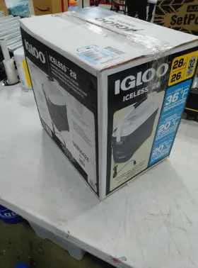 00050426 Igloo Iceless 28 12v Portable Electric Cooler Quart Gray Mpn
