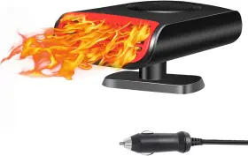 Jrqch-24-008 Inkerscoop Portable Car Heater 12v 150w 360 Rotation 3 In 1 Fast Heating Cooling Fan Defog