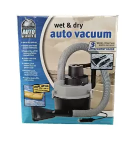 Innovage 694202400302 Auto Series Wet Dry Vacuum Inflates 3 Attachments