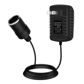 Isp-us-dyqdy-12v36w Inshareplus 12v 3a 36w Ac To Dc Converter - Car Lighter Black
