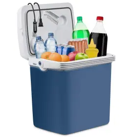 Ivation 843812138321 Electric Cooler And Warmer With Handle 27 Quart 25 L Portable Thermo