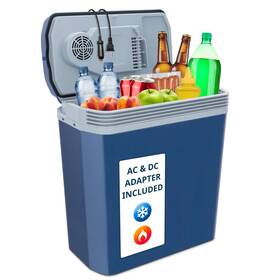 Ivation Ivapc24l Electric Cooler And Warmer With Handle 24 L Portable Thermoelectric