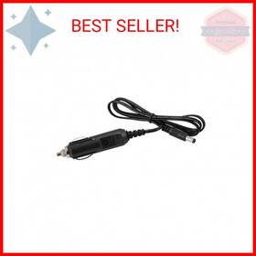 Jacobsparts 845832014883 12v Dc 5.5mm X 2.1mm 2.5ft Car Cigarette Lighter Power Supply Adapte