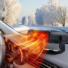 Jilour N601 Car Heater 12v 2 In 1 Portable Fast Heating Quickly Defrost Defogger
