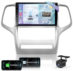 Jingelsye 712297825456 9 Inch Touchscreen Wireless Carplay Stereo For 2008-2013 Jeep Grand Cherokee Gps Swc
