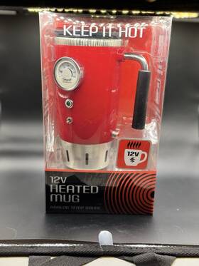 Jl Gear Stg-3947-jc 12v Heated Thermal Insulated Auto Coffee Mug Red