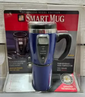 03115 Jlr Gear Smart Mug Stainless Steel Edition 16 Oz Programmable Royal Blue Nib I4