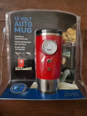 Jlr Stg-1201-cu Heated Temperature Control 12 Oz Travel Mug 12v Car Adapter - New