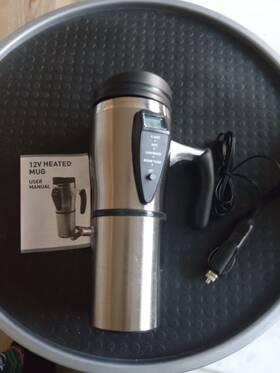 Jlrgear Jlr000 Heated Coffee Mug 12v New Without Box