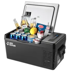 Cr01801 Joytutus 12 Volt Refrigerator 19 Quart / 18l Portable - Scratch And Dent