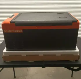 X002ughy0h Joytutus Portable Car Refrigerator Freezer 12/24v C30 Joy Tutus Orange/black - New O/box