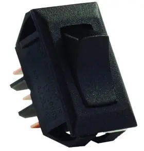 12625 Jr Products Black Spdt On/on Switch 1 Count Pack Of