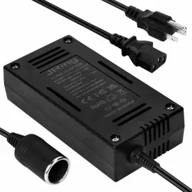 B09b3jt7h9 Jring Ac To Dc Converter 15a 110-220v 12v Car Cigarette Lighter Socket Power