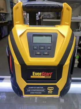 Mj16ce Jump Starter Everstart 1600 Amp Lithium With Air Compressor
