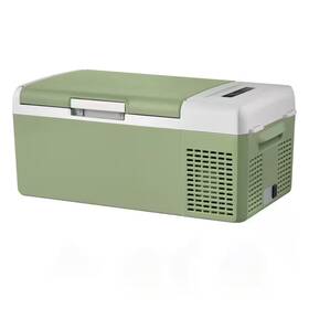 Justincity 445010679694 15.8 Quart Portable 12v Refrigerator With 12/24v Dc And 110/240v Ac Electric Cool