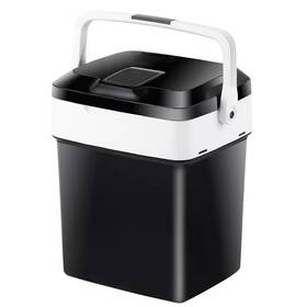 Justincity 744110764444 28 Quart Mini Fridge Electric Cooler And Warmer Automatic Locking Handle Black