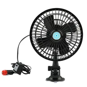 Db03006 Kacepar Car Fan With Cigarette Lighter Plug Suction Cup Cooling Fa