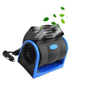 Kagor G220429 12v Car Dash Fan No Leaf Quiet Cooling Powerful Rv Ventilation Squirrel Ca
