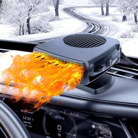 Kinowji 788953798020 Car Heater Portable Electronic Auto Fan 12v 200w 2 In 1 Heating/cool Inch