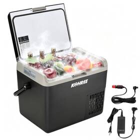 Kohree Kr5113-wr-mcs 12v/24v Portable Car Refrigerator Freezer 19qt 18l Compressor Cooler