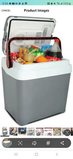 Koolatron 445048996947 Electric Portable Cooler Plug In 12v Car 25 L 26 Qt No Ice T