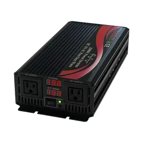 Cj200012120 Krxny 2000w Pure Sine Wave Power Inverter 12v Dc To 110v 120v Ac 60hz Black