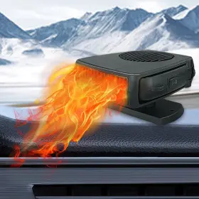 Lainloy-lnoy-377 Lainloy 12v 200w Portable Car Heater Windshield Defogger Defroster With 360 Degree