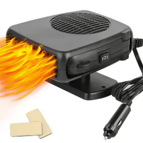 01khk20 Leaflai Car Heater 12v- 150w Portable Auto Defroster With Plug-in Cigarrete