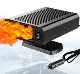 Zsus04heater Leaflai Portable Car Heater 2 In1 Fast Heating Defrost Defogger