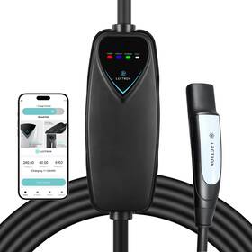 Lectron 4895230324899 Smart Portable Level 2 Wifi Tesla Charger 240v 40 Amp 16ft Cord