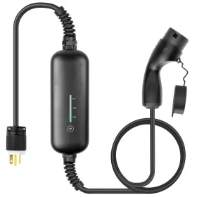 Pcd017 Lefanev Portable Level 1 2 Ev Charger 8/10/16amp 110v-240v With 16ft Cord For All J1772 Evs