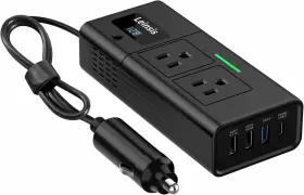 Yk-7911 Leinsis 200w Car Power Inverter 2024 Latest Version 12v To 110v Quick