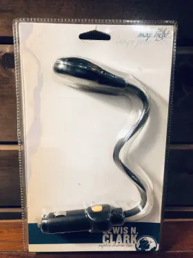 8809 Lewis N. Clark Nip Vintage Flexible 12 V. Dc Cig Lighter Travel Map Light