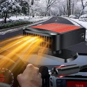 Nfjgkfk001 Lilituan Portable Car Heater 200w 12v That Plugs Into Cigarette Lighter 2-in-1