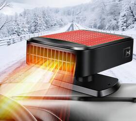 Lilituan Pqnfjj001 12v 200w Car Heater 2-in-1 Defroster And Defogger Portable Heaters For Red