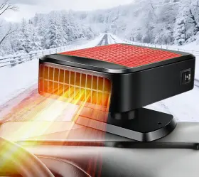 Pqnfjj001 Lilituan 12v 200w Car Heater 2-in-1 Defroster And Defogger Portable Heaters For Red