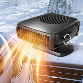 Lilituan Sggnfj009 Portable Heater For Car 200w Fast Heating Windshield Defroster 12v Black
