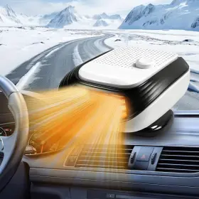 Lvseeman 741841893009 Car Heater - Portable For 2 In 1 Heating And Cooling Fast Plug