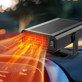 Lvsnro 726084303379 Car Heater 12v 200w Portable For 360 Rotatable Defroster Win