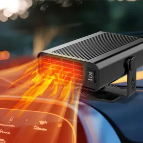 200w Lvsnro 760790987133 Car Heater 12v Portable And Windshield Defroster Fast Heat Inch