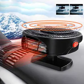 H842377j Machswon 2 In 1 Car Heater And Cooler Fan - 150w 12v Auto Defroster Demister For W