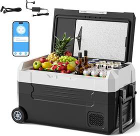 Manastin 197988044277 12 Volt 37 Quart Electric Cooler Refrigerator Car Fridge -4 68 For Camp