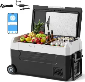 Manastin 197988044277 12 Volt 37 Quart Electric Cooler Refrigerator Car Fridge -4 68 For Camp