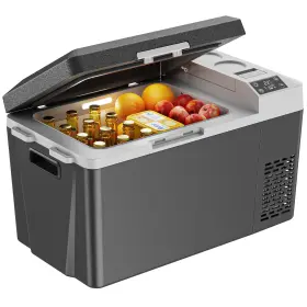 Mscaf01b-24 Marsail 12 Volt Car Refrigerator 24 Quart Electric Cooler Portable Fridge With Batt