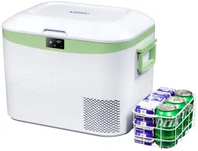 Wx-18p1 Megiu Car Refrigerator Portable 12v Fridge 19 Quart 18 L 12 Volt Freezer Compressor