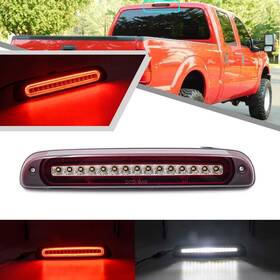 Mingrui Test Mr-140713 Red Lens Red/white Led 3rd Third Brake Light For 1999-2016 Ford F-250 F-350