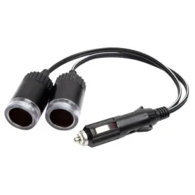 Ms223bl Mobilespec 12 V 2 Outlet Blue Led Cig Lighter Adapt
