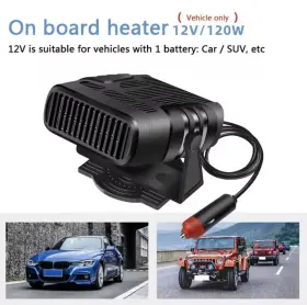 Defogger360 Mojoce 93532195725 Car Heater 12v-120w Electric Cooling Heating Fan Windshield Rotation