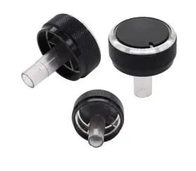 None0144b5 Motoku A/c Heat Control Air Conditioning Switch Knob Fit For 99-05 Vw Black